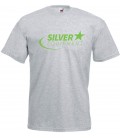 Tee-shirt Silver Coton Gris Vert