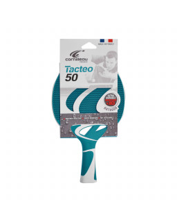 CORNILLEAU TACTEO 50 ROUGE - RAQUETTE DE PING PONG 