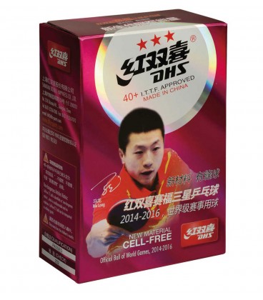 BOITE DE 6 BALLES DE TENNIS DE TABLE DHS 40+