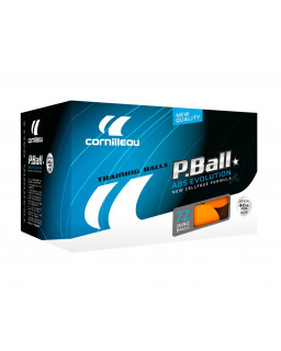 BOITE DE 72 BALLES DE TENNIS DE TABLE CORNILLEAU ABS EVOLUTION 1 ETOILE ORANGE