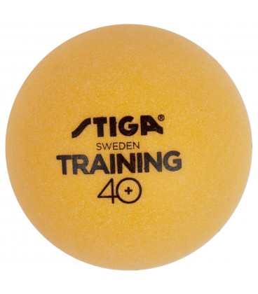 BOITE DE 6 BALLES DE TENNIS DE TABLE STIGA TRAINER ABS ORANGE