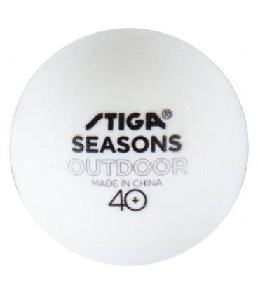 6 BALLES DE PING PONG STIGA SEASONS OUTDOOR