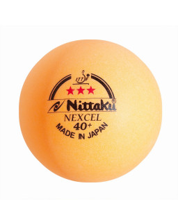 3 BALLES DE TENNIS DE TABLE NITTAKU 40+  NEXCEL ORANGE