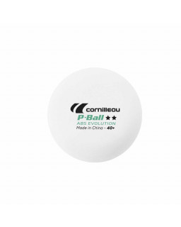 6 BALLES DE TENNIS DE TABLE CORNILLEAU ABS EVOLUTION 2 ETOILE BLANCHE