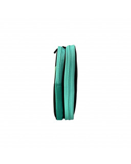 HOUSSE DOUBLE DE RAQUETTE DE TENNIS DE TABLE JOOLA SAFE  VISION NOIRE