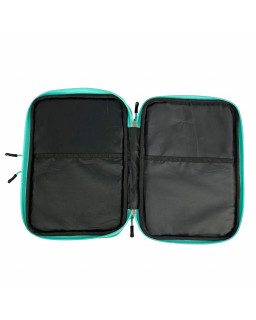 HOUSSE DOUBLE DE RAQUETTE DE TENNIS DE TABLE JOOLA SAFE  VISION NOIRE