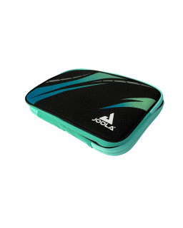 HOUSSE DOUBLE DE RAQUETTE DE TENNIS DE TABLE JOOLA SAFE  VISION NOIRE