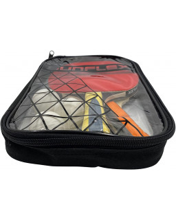 HOUSSE DOUBLE DE RAQUETTE DE PING-PONG SUNFLEX VISION