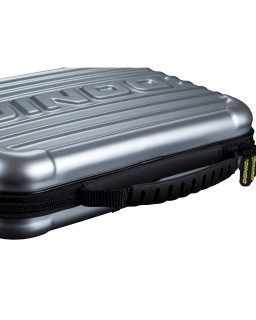 COFFRET DE RAQUETTE DE TENNIS DE TABLE DONIC HARDCASE ARGENT