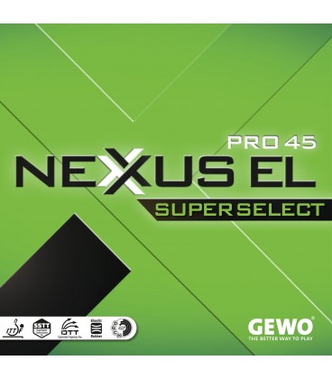 REVETEMENT DE TENNIS DE TABLE GEWO NEXUS PRO EL 45 SUPER SELECT