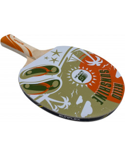 SET DE 2 RAQUETTES ET 3 BALLES DE PING PONG SUNFLEX LIFESTYLE