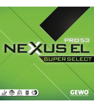 REVETEMENT DE TENNIS DE TABLE GEWO NEXXUS PRO EL 53 SUPER SELECT