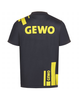 TEE-SHIRT DE TENNIS DE TABLE GEWO BLOQUES PROMO NOIR