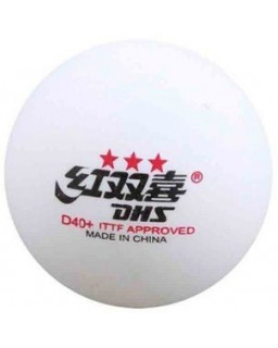 BOITE DE 6 BALLES DE TENNIS DE TABLE DHS 40+