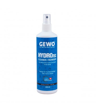 NETTOYANT DE REVETEMENTS DE TENNIS DE TABLE GEWO HYDRO TEC CLEANER SPRAY 250 ML