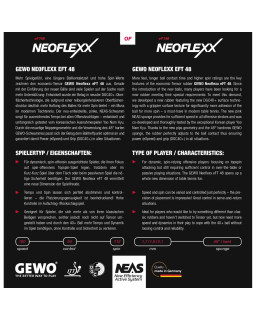 REVETEMENT DE TENNIS DE TABLE GEWO NEOFLEXX 48
