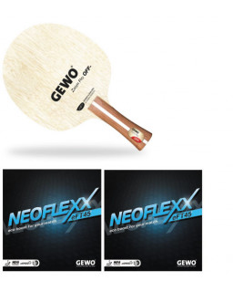 RAQUETTE DE TENNIS DE TABLE GEWO ZOOM PRO + NEOFLEXX 45