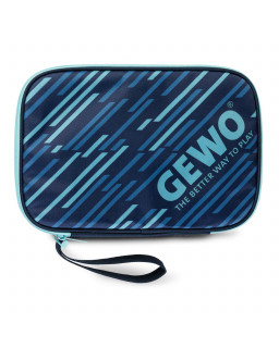 HOUSSE DOUBLE DE RAQUETTE DE TENNIS DE TABLE GEWO STRIPES