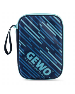 HOUSSE DOUBLE DE RAQUETTE DE TENNIS DE TABLE GEWO STRIPES