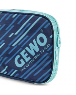 HOUSSE DOUBLE DE RAQUETTE DE TENNIS DE TABLE GEWO STRIPES