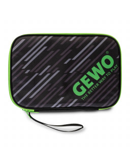 HOUSSE DOUBLE DE RAQUETTE DE TENNIS DE TABLE GEWO STRIPES