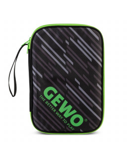 HOUSSE DOUBLE DE RAQUETTE DE TENNIS DE TABLE GEWO STRIPES