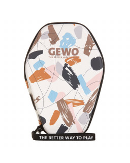 HOUSSE  RONDE DE RAQUETTE DE TENNIS DE TABLE GEWO GRAFFITI ROSE