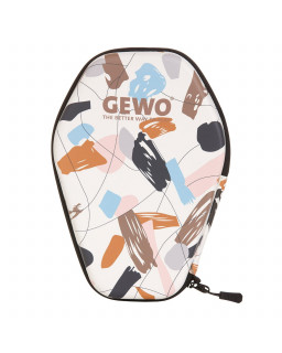 HOUSSE  RONDE DE RAQUETTE DE TENNIS DE TABLE GEWO GRAFFITI ROSE