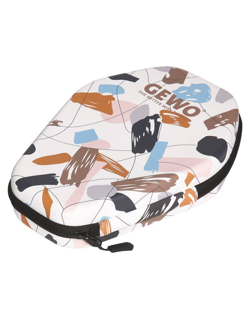 HOUSSE  RONDE DE RAQUETTE DE TENNIS DE TABLE GEWO GRAFFITI ROSE