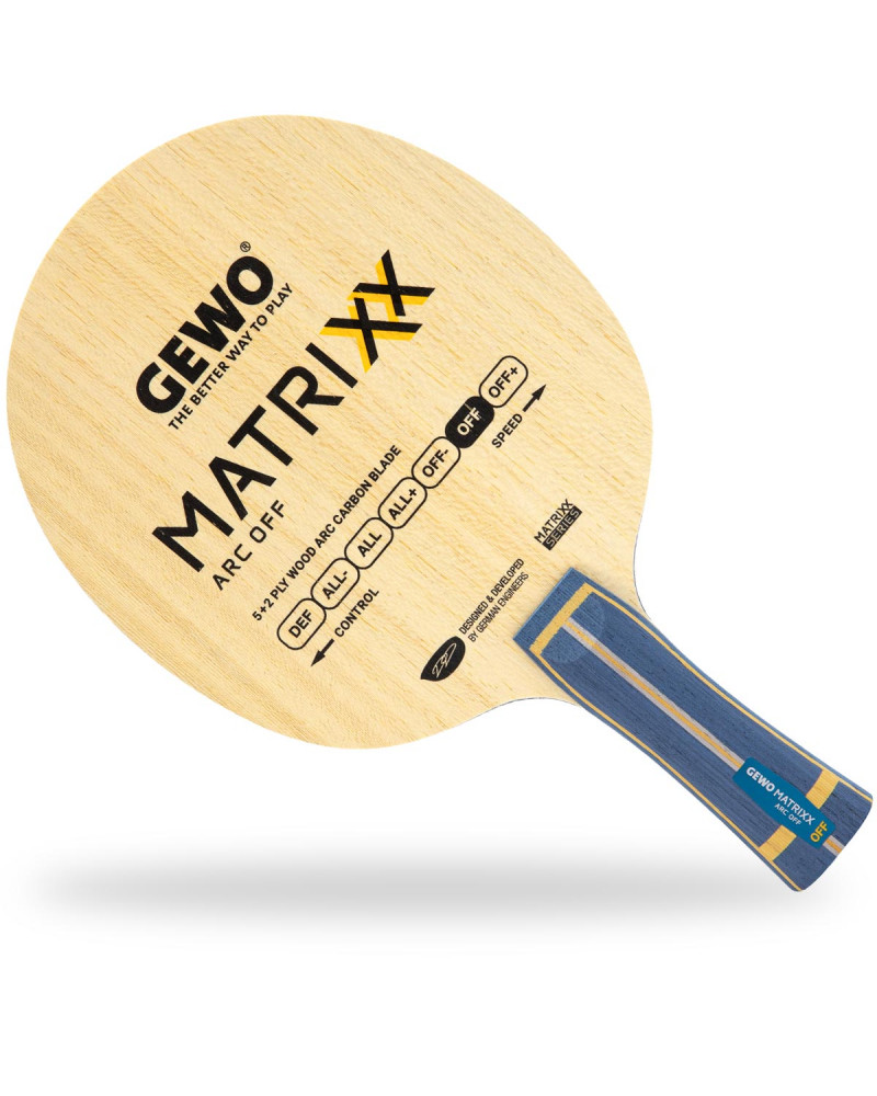 BOIS DE TENNIS DE TABLE GEWO MATRIXX ARC OFF